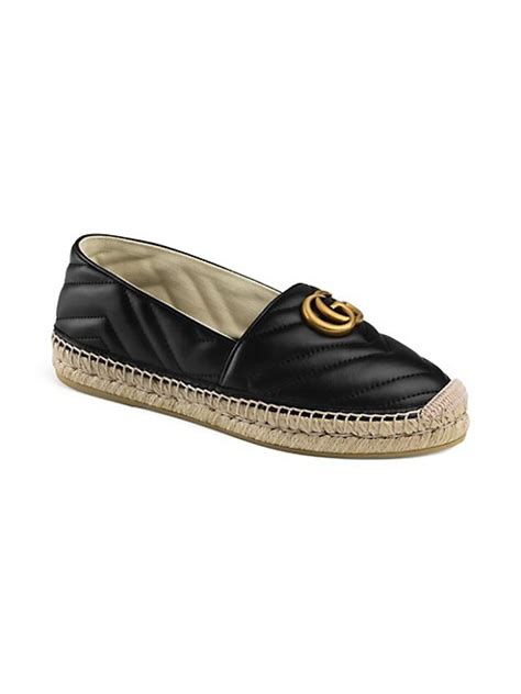 saks Gucci espadrilles